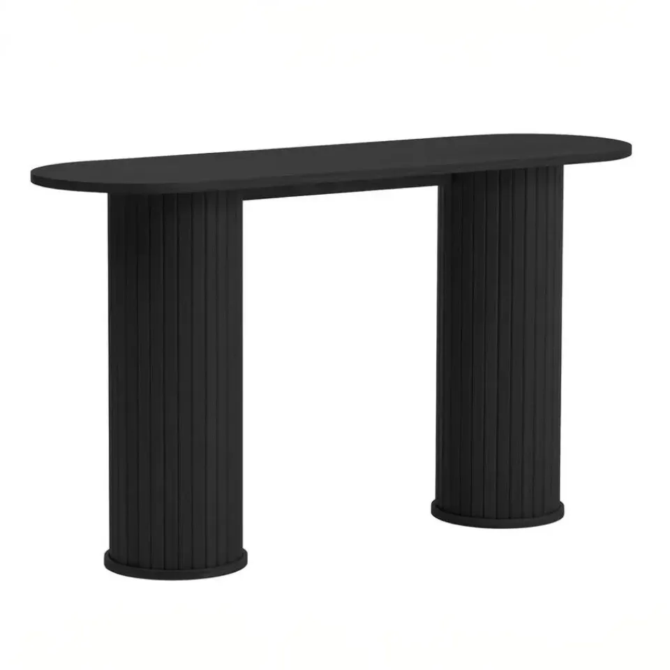 Giga Living Sidetable Zwart Eikenhout - 130x40x75cm - Nola