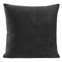 Leen Bakker Sierkussen Alain - zwart - 45x45 centimeter