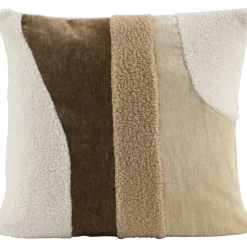 Leen Bakker Sierkussen Brent - beige/bruin - 45x45 cm New