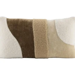 Leen Bakker Sierkussen Brent - beige/crème - 30x50 cm Discount