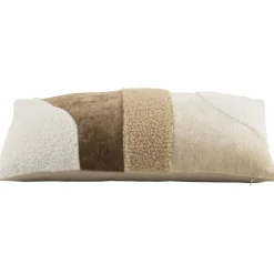 Leen Bakker Sierkussen Brent - beige/crème - 30x50 cm Discount