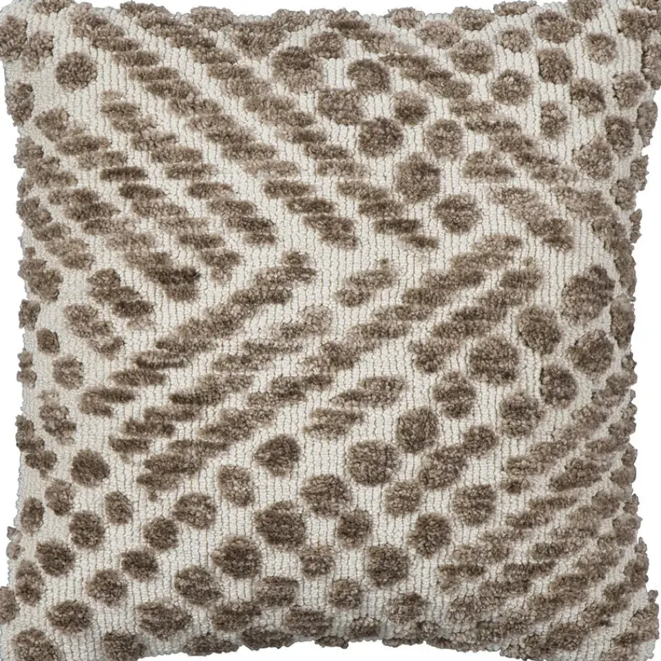 Leen Bakker Sierkussen Damian - taupe - 45x45 cm Best