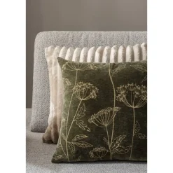 Leen Bakker Sierkussen Fenne - olijfgroen - 45x45 cm Online
