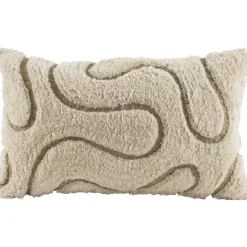 Leen Bakker Sierkussen Guust - off-white/taupe - 30x50 cm