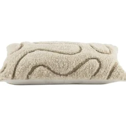 Leen Bakker Sierkussen Guust - off-white/taupe - 30x50 cm