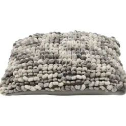 Leen Bakker Sierkussen Iep - grijs/zand - 45x45 cm Online