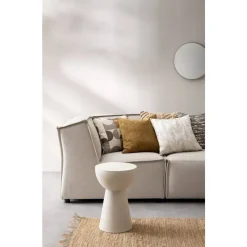 Leen Bakker Sierkussen Jesper - off-white/bruin/grijs - 45x45 cm Clearance