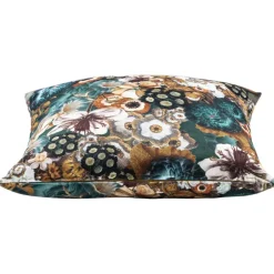 Leen Bakker Sierkussen Lois - petrol - 45x45 cm Discount