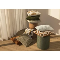 Leen Bakker Sierkussen Moritz - écru/bruin - 45x45 cm Sale