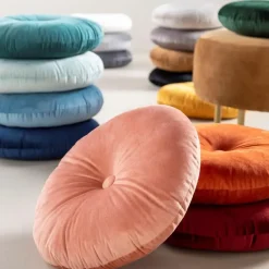 Sierkussen.nl Sierkussen Olly - Insignia Blue - Ø40 cm Discount