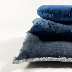 Sierkussen.nl Sierkussen Olly - Insignia Blue - Ø40 cm Discount