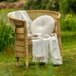 Sierkussen.nl Sierkussen Olly - Snow White - Ø40 cm