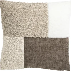 Leen Bakker Sierkussen Twan - zand/écru - 45x45 cm