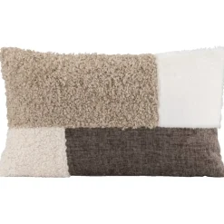 Leen Bakker Sierkussen Twan - zand/ecru - 30x50 cm Discount