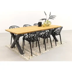 Siesta Exclusive Siesta Crystal stapelbare stoel - Black Transparant Hot