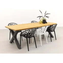 Siesta Exclusive Siesta Crystal stapelbare stoel - Black Transparant Hot