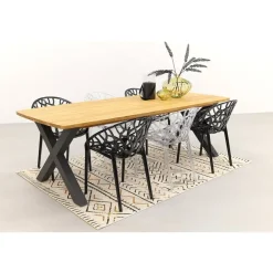 Siesta Exclusive Siesta Crystal stapelbare stoel - Black Transparant Hot