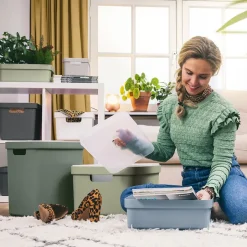 Sunware Sigma home opbergbox 9L blauw Clearance