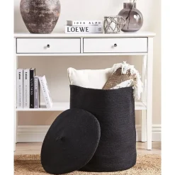 Beliani SILOPI - Mand - Zwart - Katoen Online