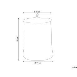 Beliani SILOPI - Mand - Zwart - Katoen Online