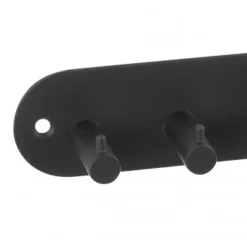 SIRO Kapstok - 4 ophang haken - metaal - mat zwart - 11 x 21 cm Hot