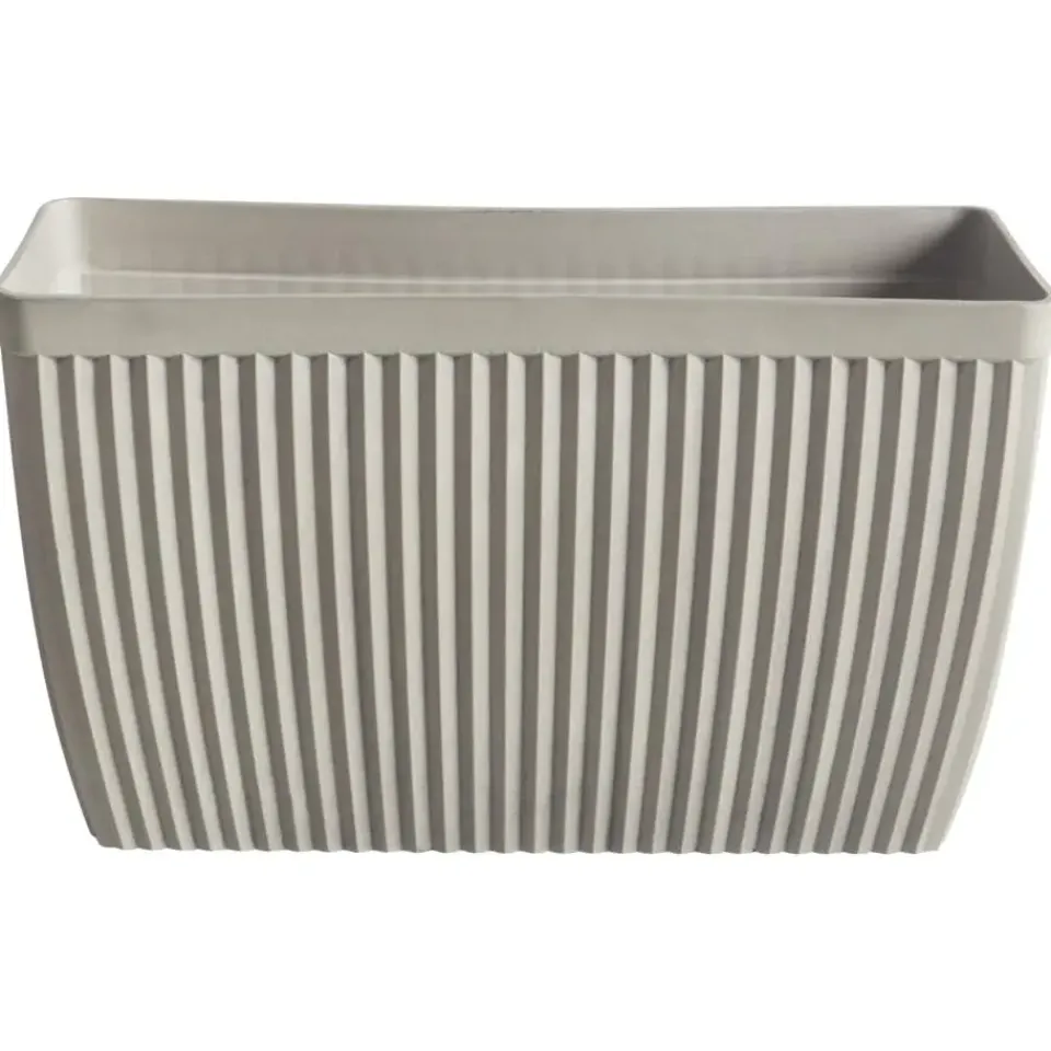 Leen Bakker SISAL - Bloempot - Beige - 73 x 32 cm - Steenmengsel Best