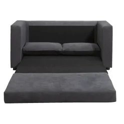 Leen Bakker Slaapbank Sirena - antraciet - 72x139x69 cm Hot