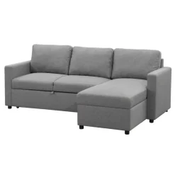 Leen Bakker Slaapbank Turijn met opbergruimte - grijs - 82x215x145 cm Best