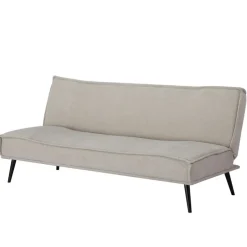 Giga Meubel Slaapbank 3-Zits - Beige Stof - Zithoogte 43cm - 181x83x81cm - Mali Outlet