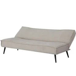 Giga Meubel Slaapbank 3-Zits - Beige Stof - Zithoogte 43cm - 181x83x81cm - Mali Outlet