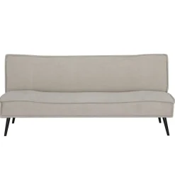 Giga Meubel Slaapbank 3-Zits - Beige Stof - Zithoogte 43cm - 181x83x81cm - Mali Outlet