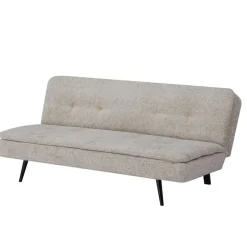 Giga Meubel Slaapbank 3-Zits - Beige Stof - Zithoogte 41cm - 179x87x80cm - Olive Outlet