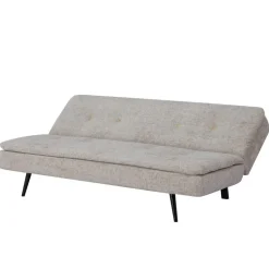 Giga Meubel Slaapbank 3-Zits - Beige Stof - Zithoogte 41cm - 179x87x80cm - Olive Outlet