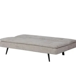 Giga Meubel Slaapbank 3-Zits - Beige Stof - Zithoogte 41cm - 179x87x80cm - Olive Outlet