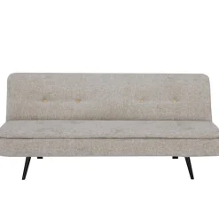 Giga Meubel Slaapbank 3-Zits - Beige Stof - Zithoogte 41cm - 179x87x80cm - Olive Outlet