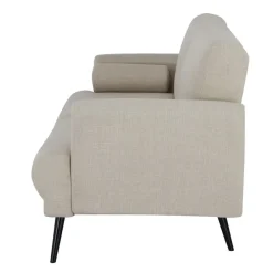 Giga Meubel Slaapbank 3-Zits - Beige Stof - Zithoogte 47cm - 209x91x85cm - Jason Discount