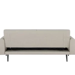 Giga Meubel Slaapbank 3-Zits - Beige Stof - Zithoogte 47cm - 209x91x85cm - Jason Discount