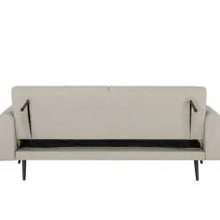 Giga Meubel Slaapbank 3-Zits - Beige Stof - Zithoogte 47cm - 209x91x85cm - Jason Discount