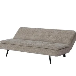 Giga Meubel Slaapbank 3-Zits - Taupe Stof - Zithoogte 41cm - 179x87x80cm - Olive Best