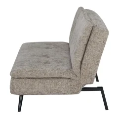 Giga Meubel Slaapbank 3-Zits - Taupe Stof - Zithoogte 41cm - 179x87x80cm - Olive Best