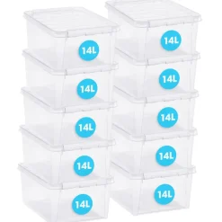 SmartStore Stevige Opbergbox 14L Set van 2 - 40x30x18cm Sale