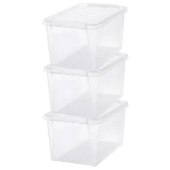 SmartStore Stevige Opbergbox 46L Set van 3 - 59x39x31cm Clearance