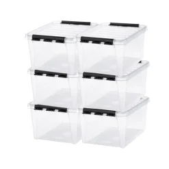 SmartStore Stevige Opbergbox 31L Set van 6 - 50x39x26cm New