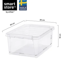 SmartStore Stevige Opbergbox 14L Set van 6 - 40x30x18cm Online