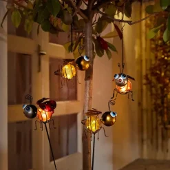 Luxform Solar - 1x Bij en 1x Lieveheersbeestje - mix van 2 Sale