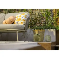 Leen Bakker Solar lantaarn Sem - groen - 20,5xØ20 cm Hot