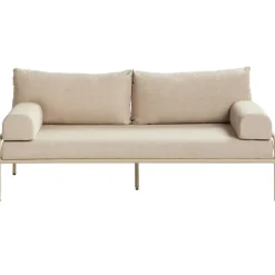 Leen Bakker SOLOFRA - Tuinbank 2-zits - Beige - Aluminium Clearance