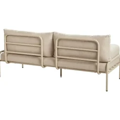 Leen Bakker SOLOFRA - Tuinbank 2-zits - Beige - Aluminium Clearance