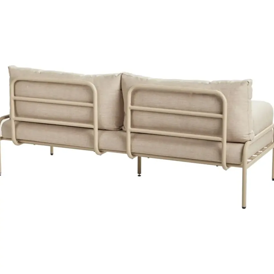 Leen Bakker SOLOFRA - Tuinbank 2-zits - Beige - Aluminium Clearance