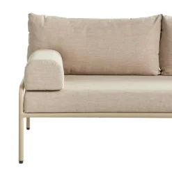 Leen Bakker SOLOFRA - Tuinbank 2-zits - Beige - Aluminium Clearance